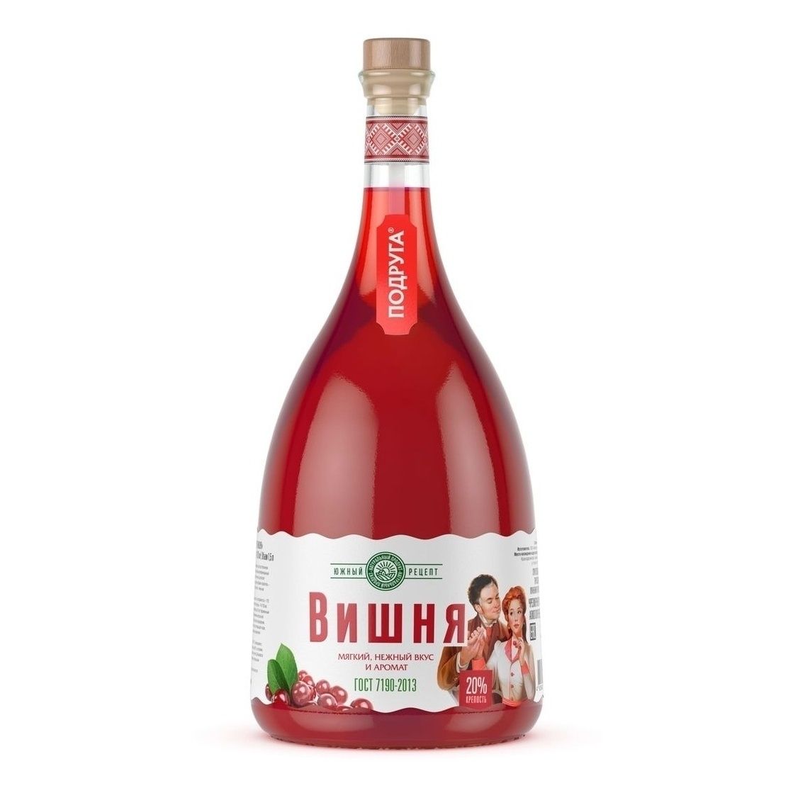 Настойка Подруга вишня 1,5 л
