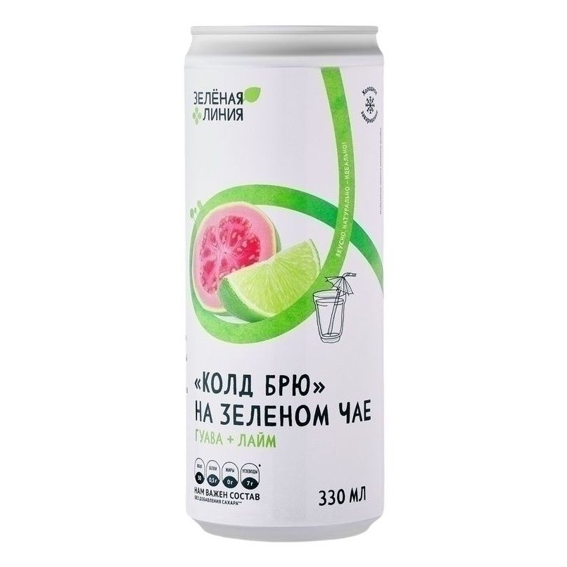 Газировка Зеленая линия 330 мл