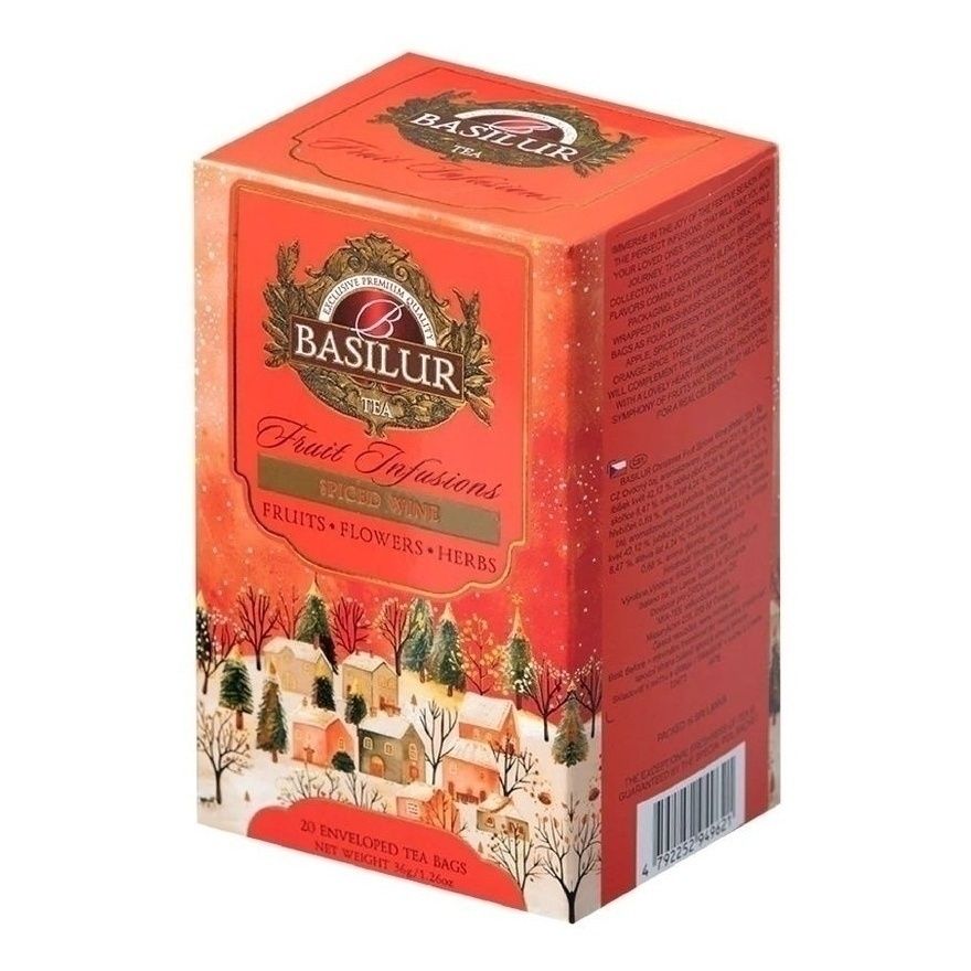 Травяной чай Basilur в пакетиках 36 г