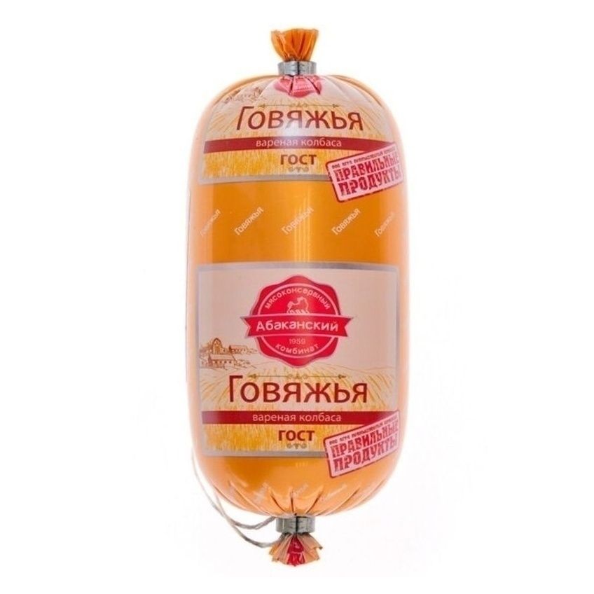 Колбаса вареная Абаканский мясоконсервный комбинат 400 г