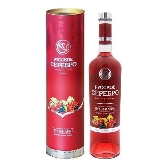Настойка Русское Серебро ягоды 0,5 л