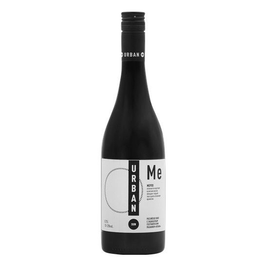 Красное сухое вино Urban Sun Мерло 0,75 л