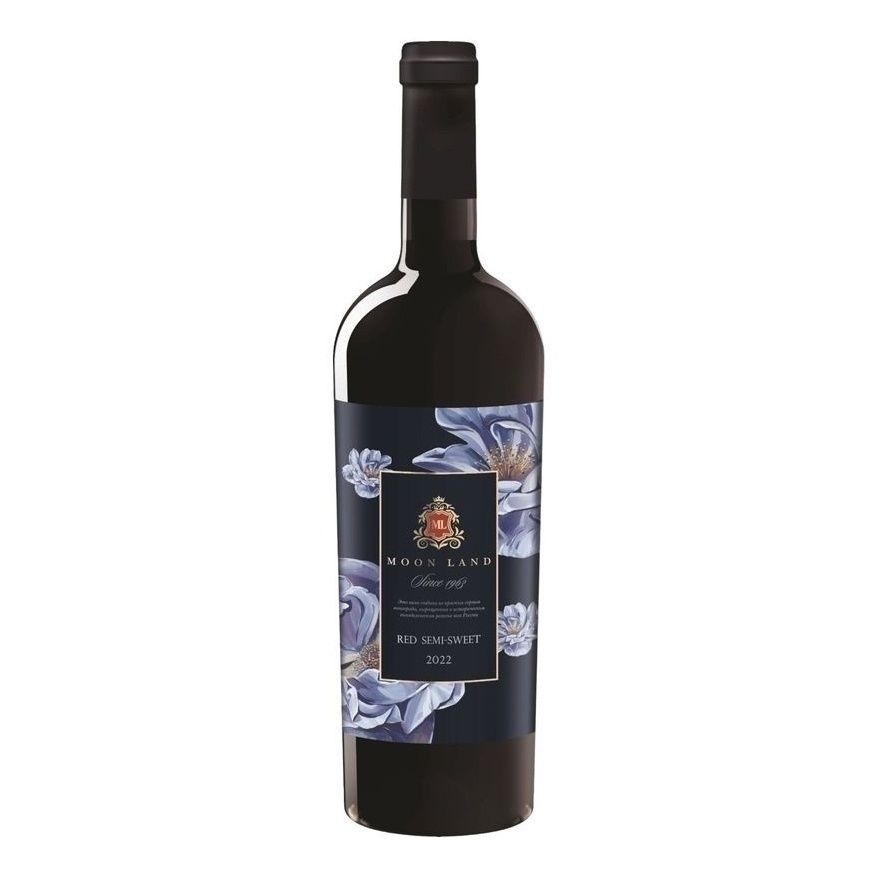 Красное полусладкое вино Moon Land 0,75 л