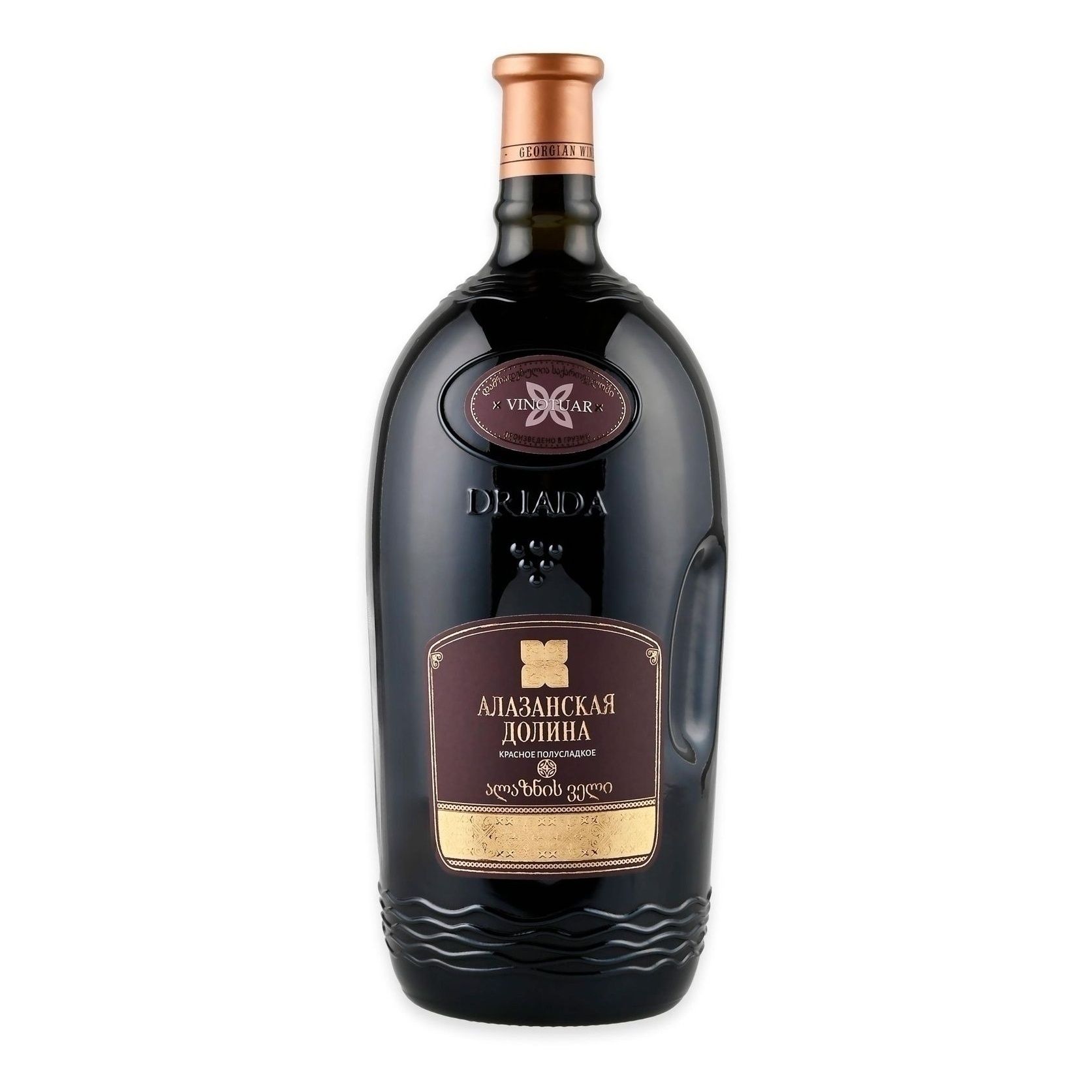 Красное полусладкое вино Vinotuar Алазанская долина 1,5 л