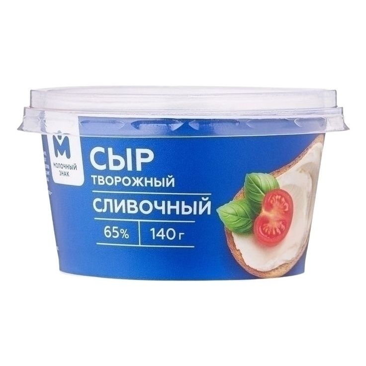 Сыр творожный Молочный Знак 140 г