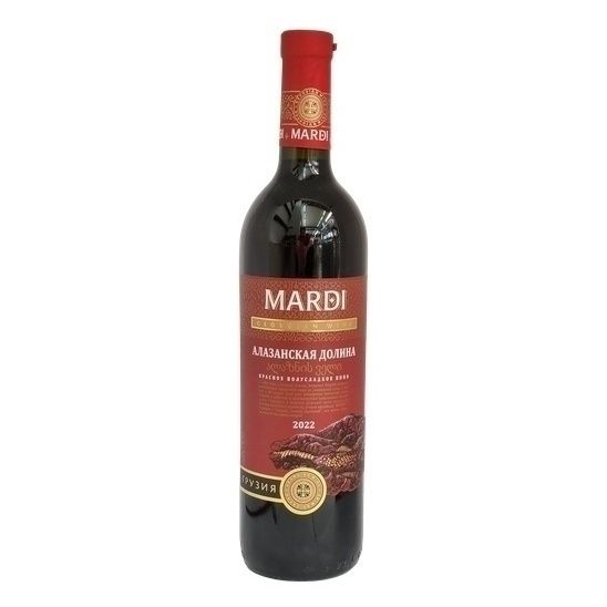 Красное полусладкое вино Mardil Алазанская долина 0,75 л