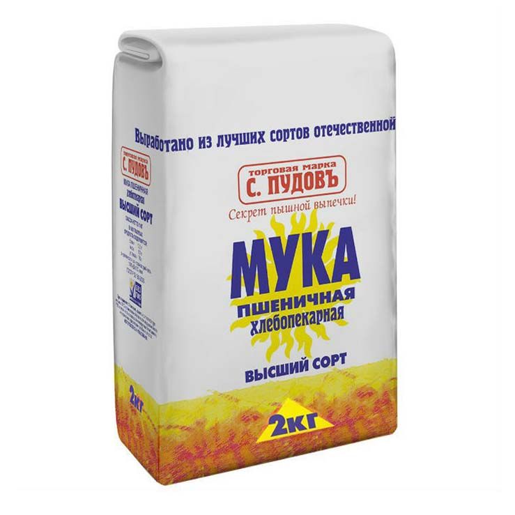 Мука С.Пудовъ 2 кг