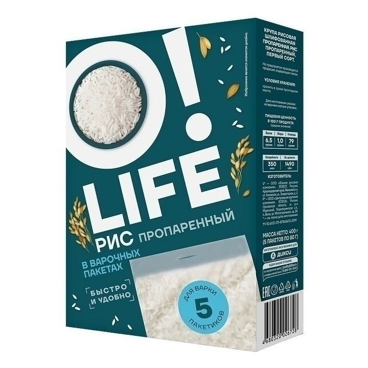 Рис LIFE 400 г