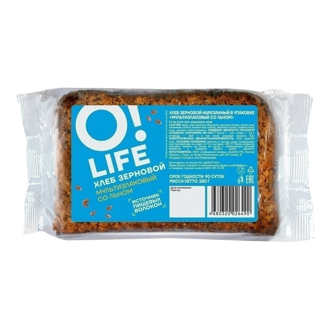 Хлеб LIFE 280 г