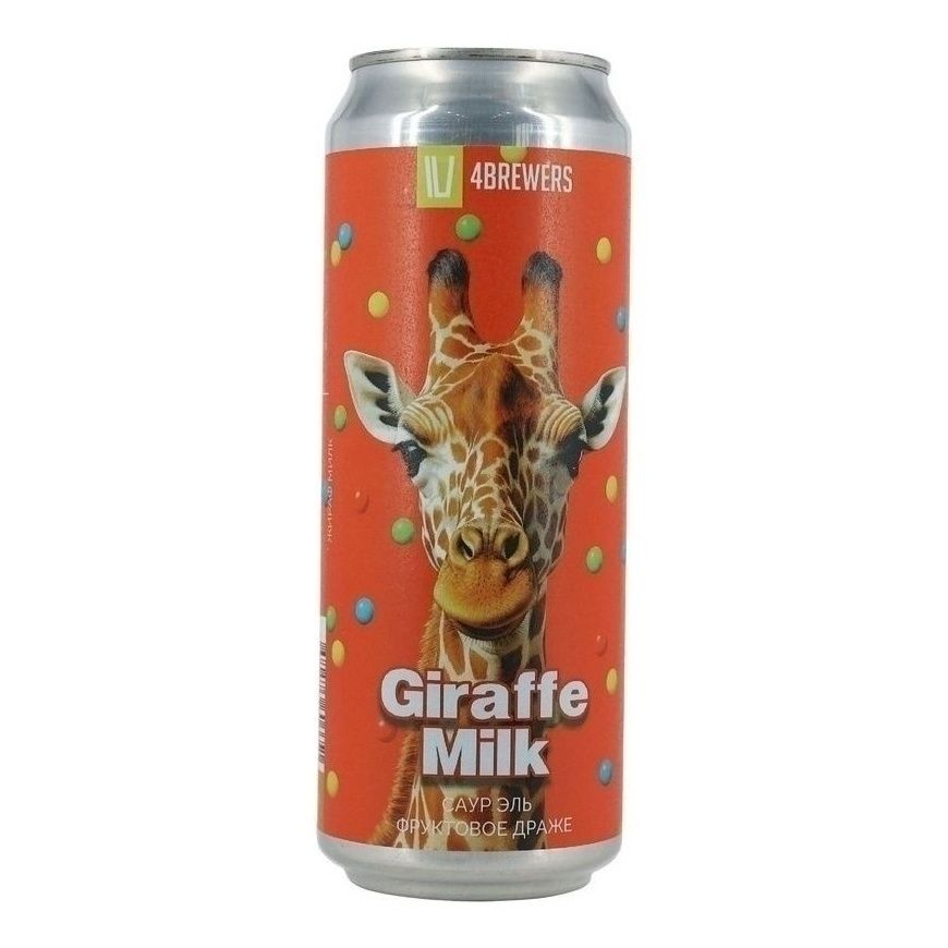 Пиво 4Brewers нефильтрованное 0,45 л