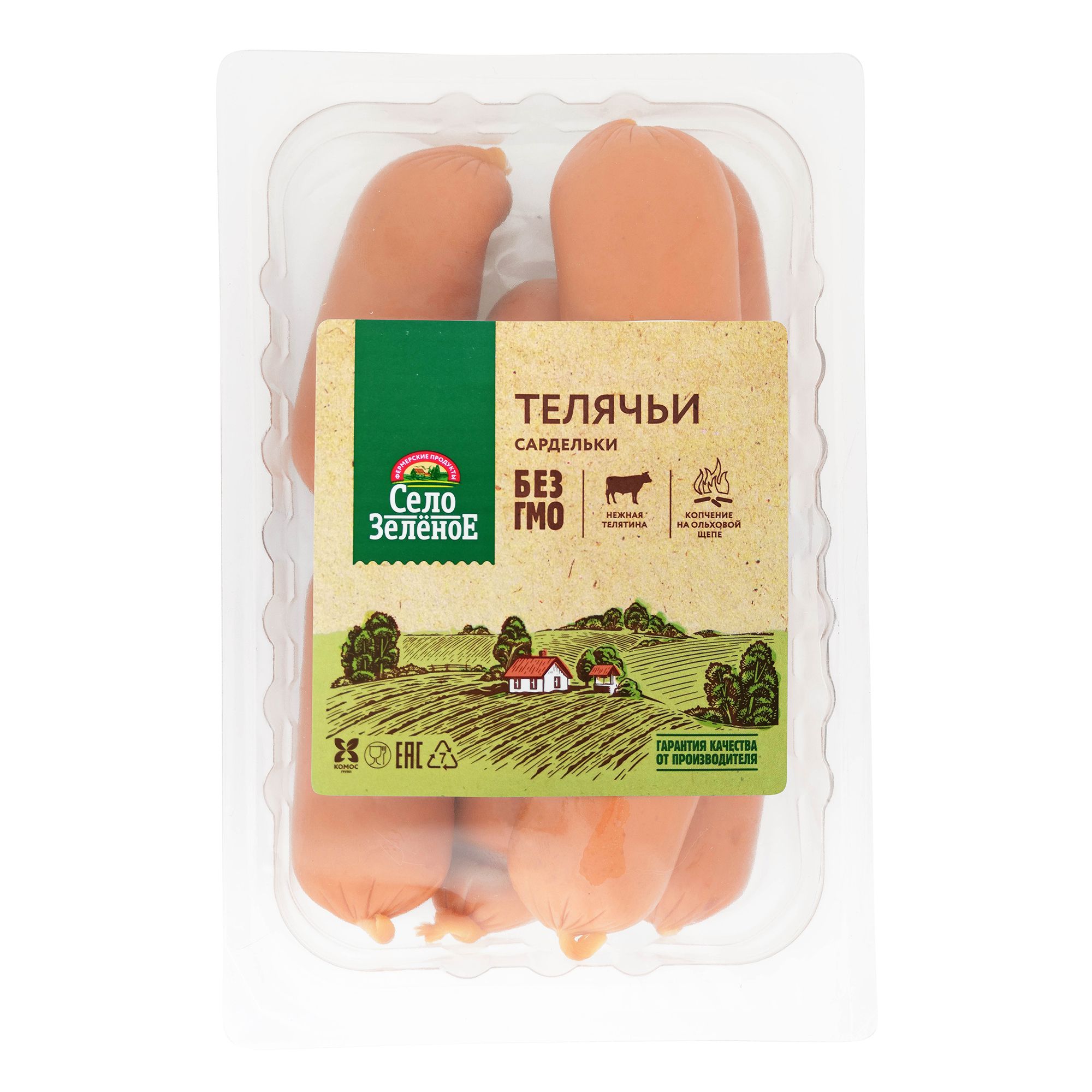 Сардельки Село Зеленое 600 г