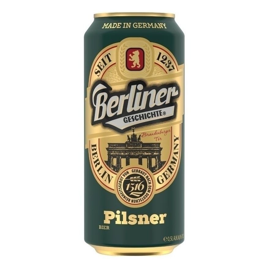 Пиво Berliner Geschichte светлое 0,5 л