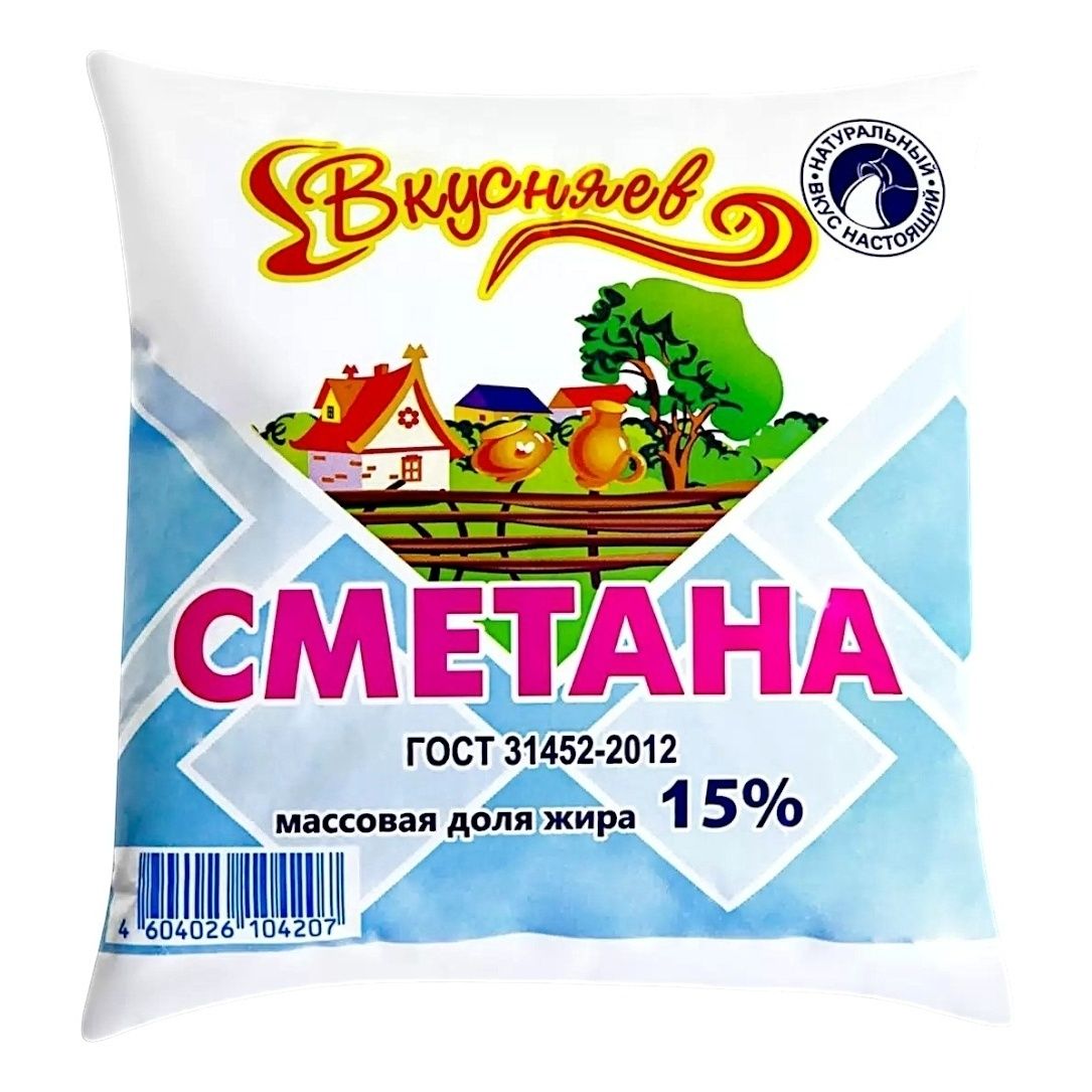 Сметана Вкусняев 500 г