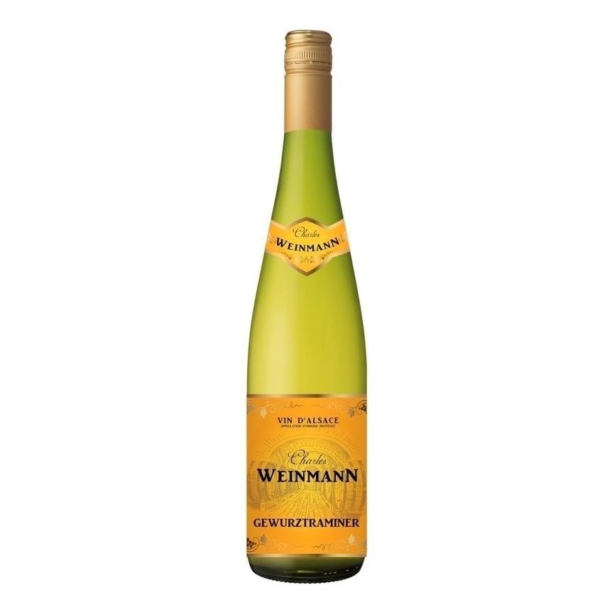 Белое полусухое вино Vin d'Alsace Гевюрцтраминер 0,75 л