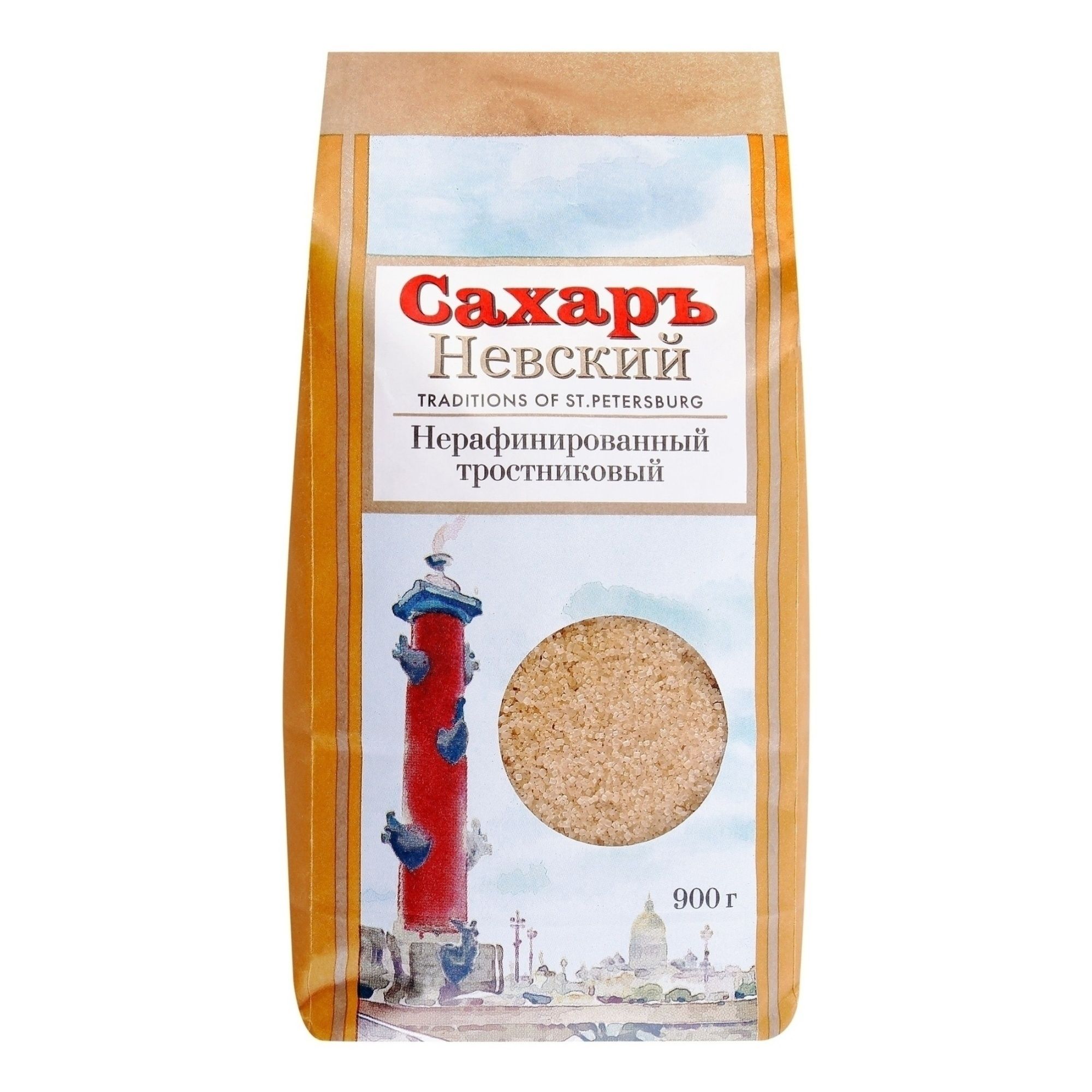 Сахар тростниковый Невский 900 г