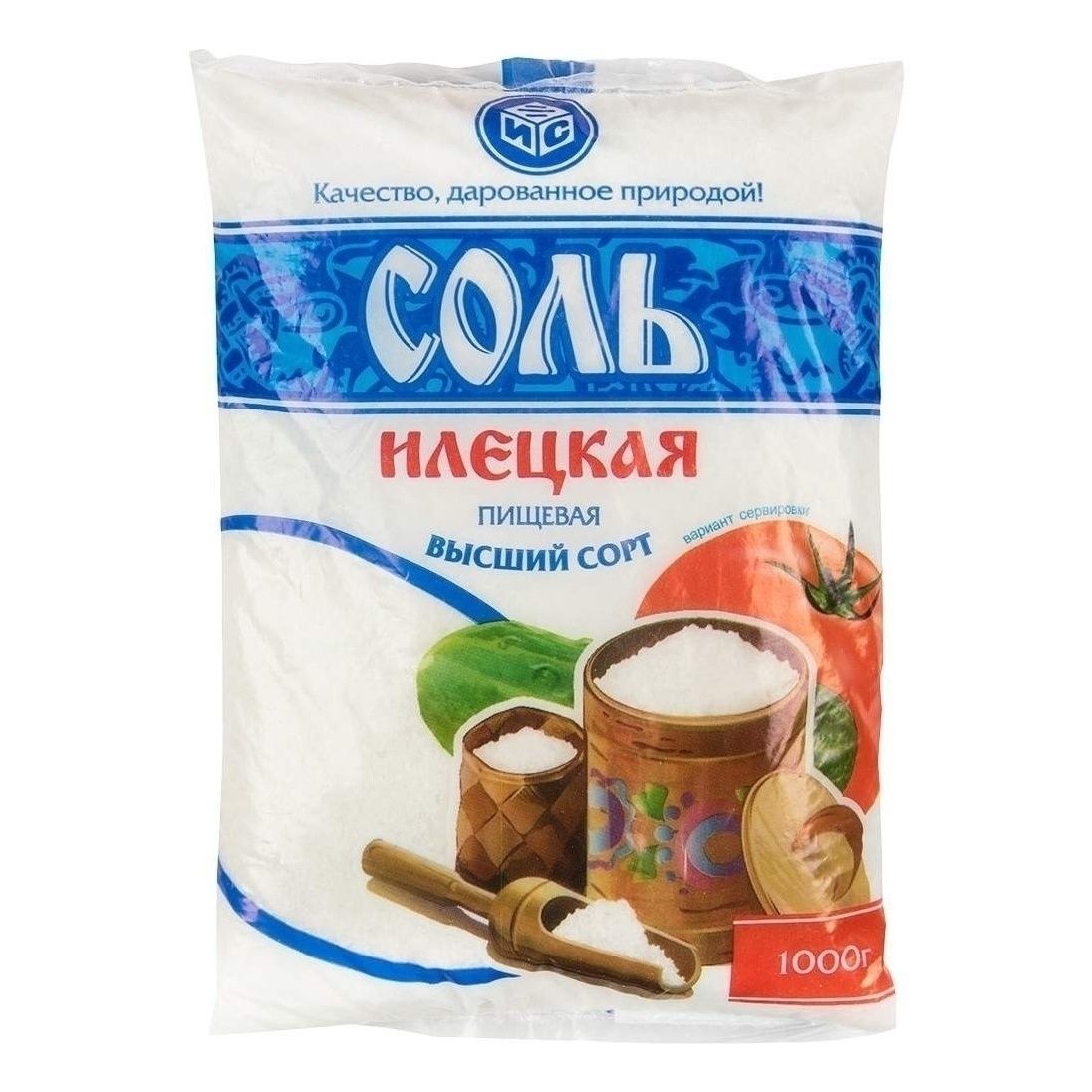 Соль поваренная Илецкая 1 кг