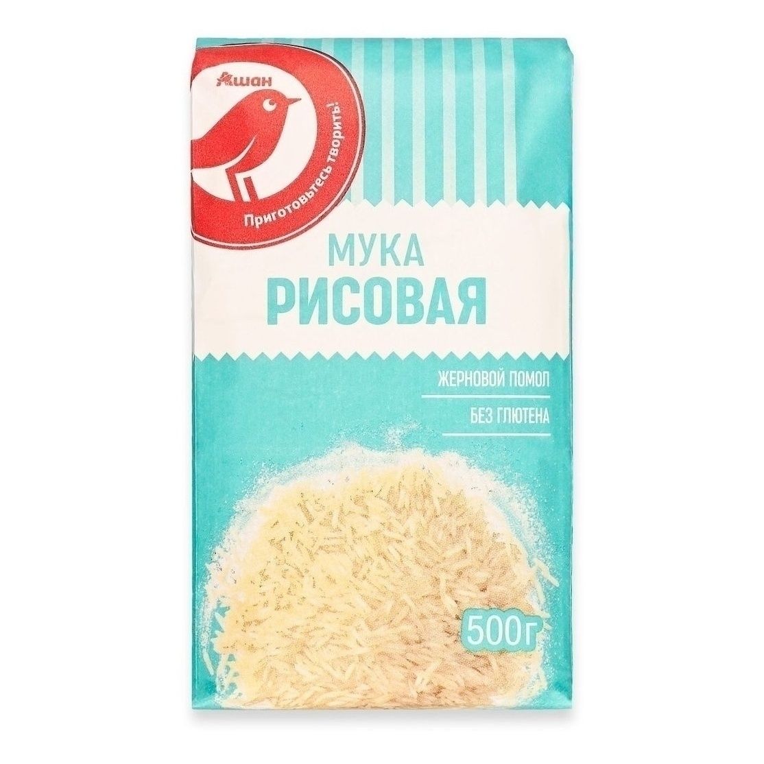 Мука АШАН Красная птица 500 г