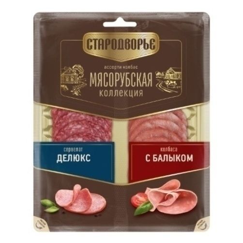Колбаса варено-копченая Мясорубская 80 г