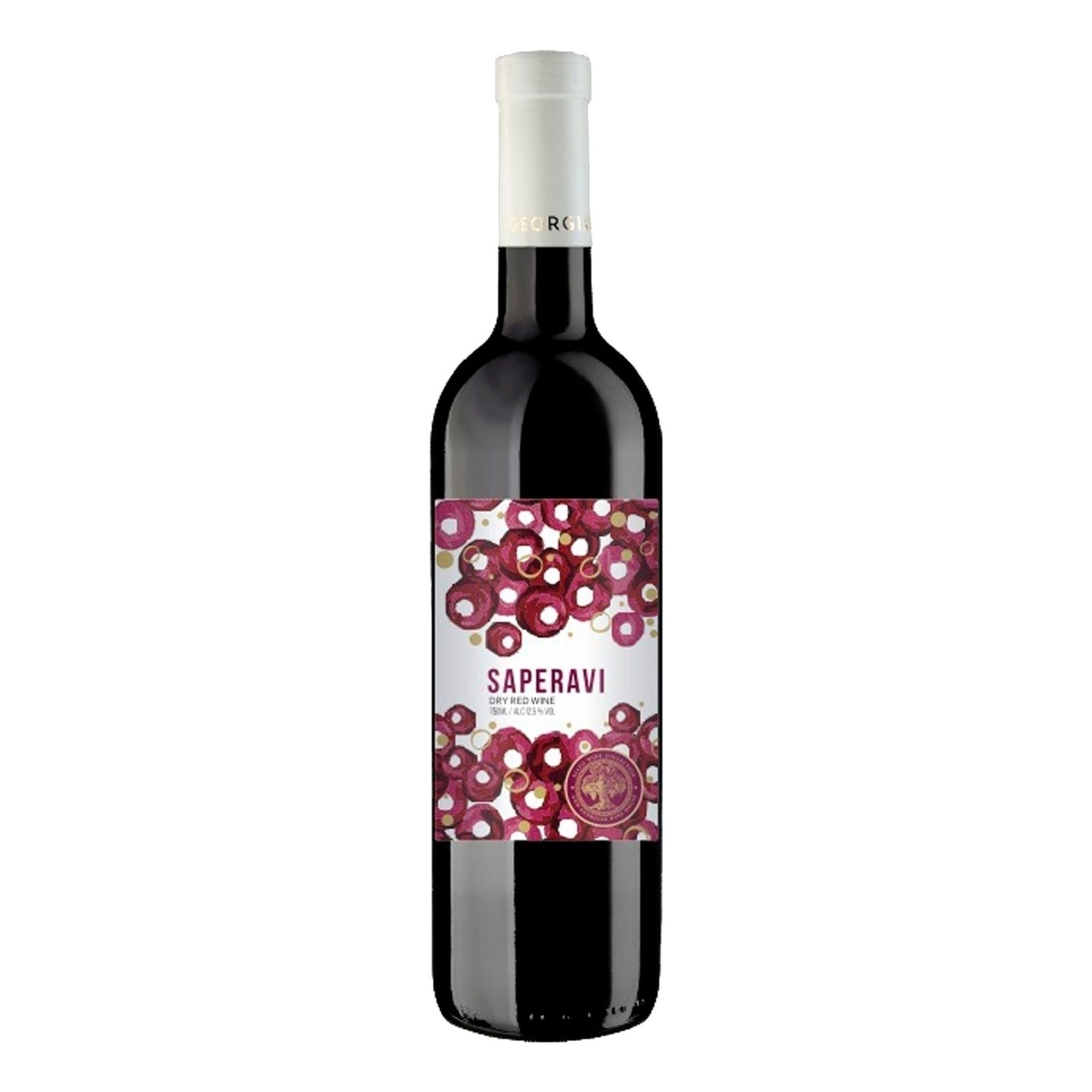 Красное сухое вино Georgian Wine House Саперави 0,75 л