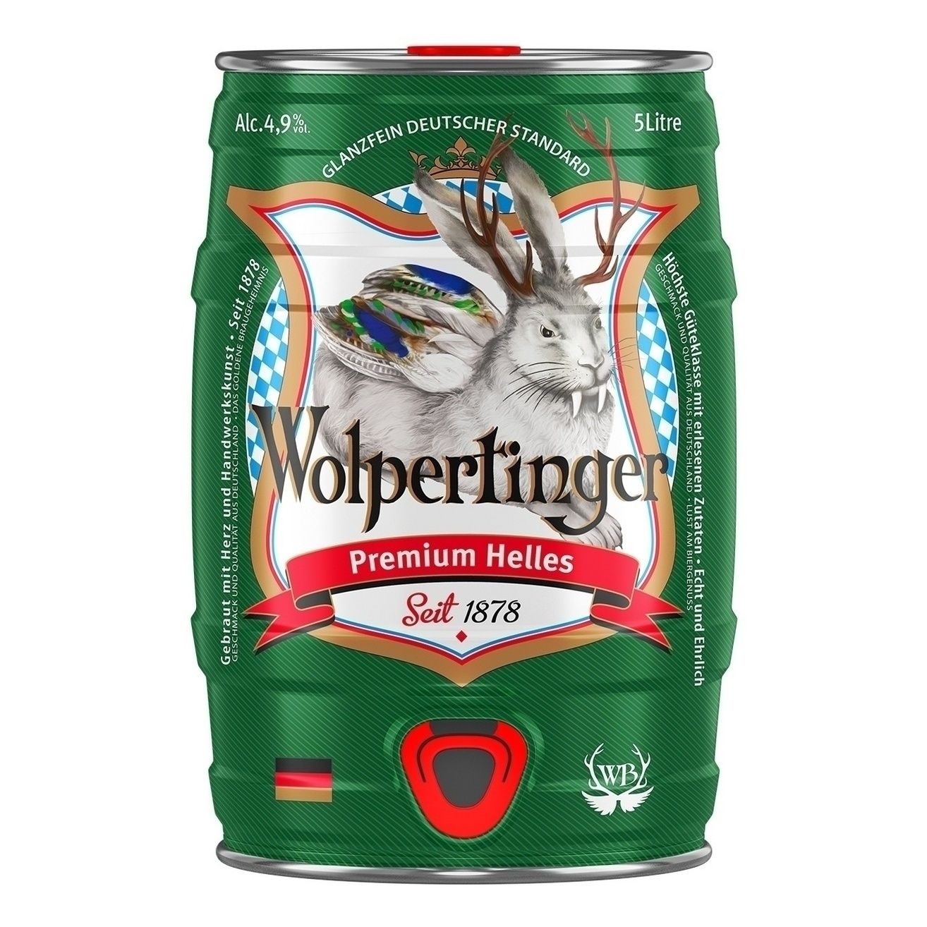 Пиво Wolpertinger светлое 5 л