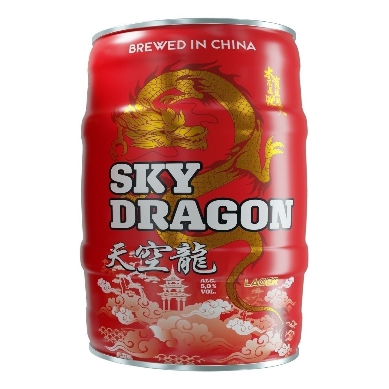 Пиво Sky Dragon светлое 5 л