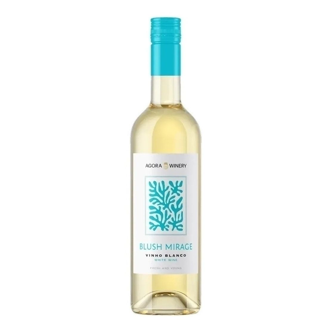 Белое полусухое вино Agora Winery 0,75 л