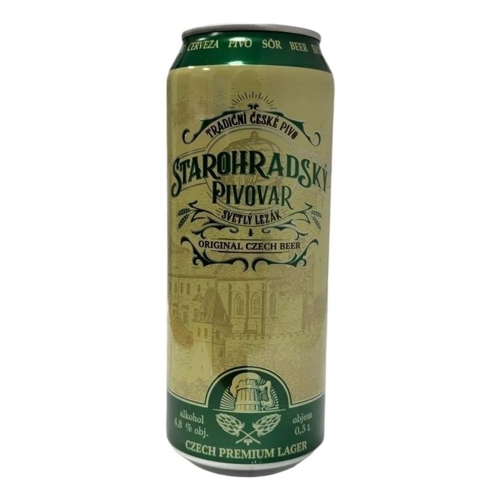 Пиво Starohradsky Pivovar светлое 0,5 л