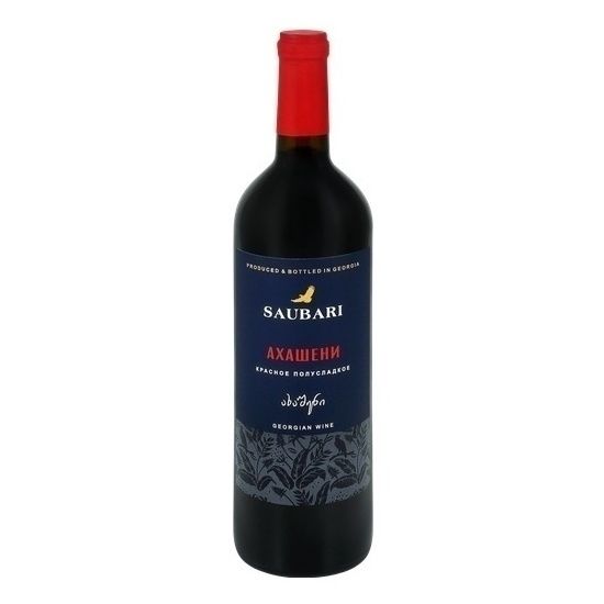Красное полусладкое вино Saubari 0,75 л