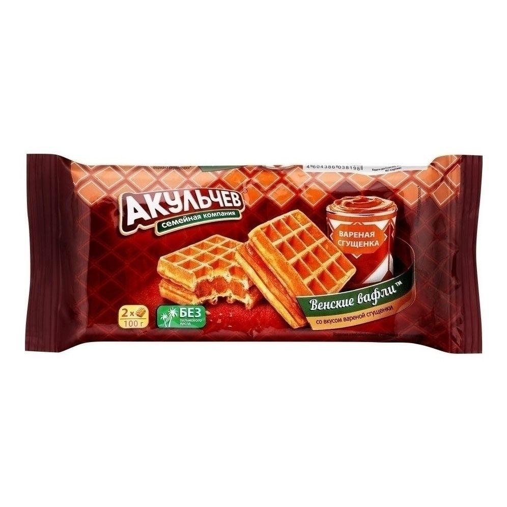 Вафли Акульчев 280 г