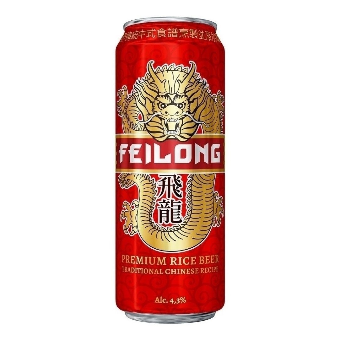 Пиво Feilong светлое 0,43 л