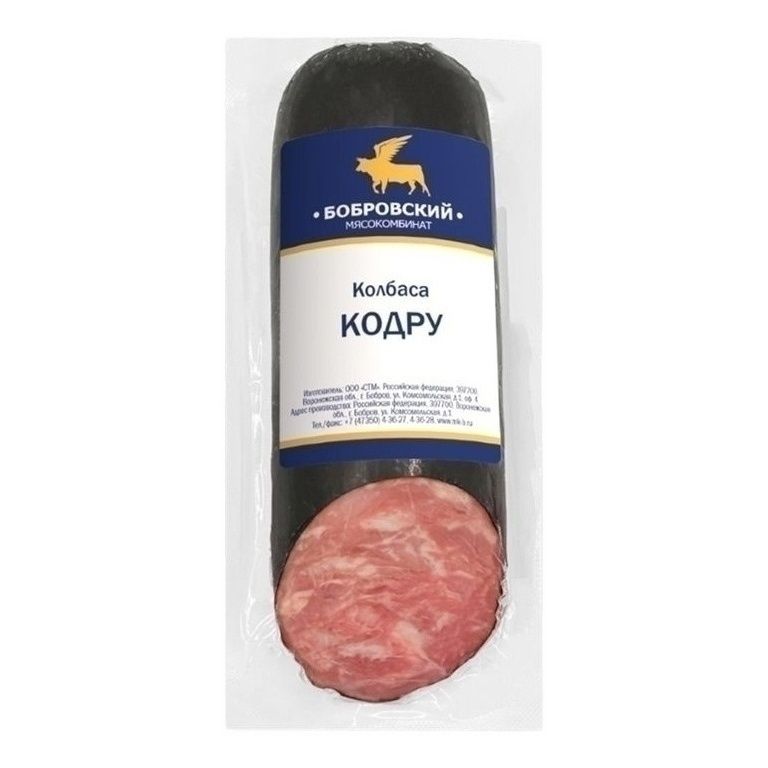 Колбаса варено-копченая Бобровский мясокомбинат 1 кг