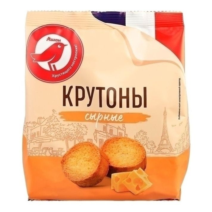 Сухари АШАН Красная птица 100 г