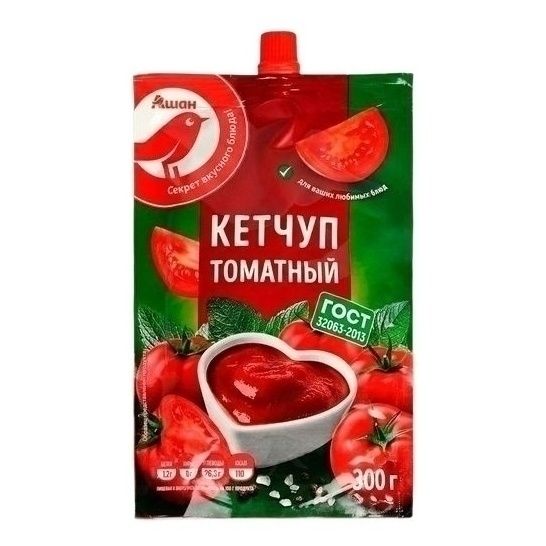 Кетчуп АШАН Красная птица 300 г