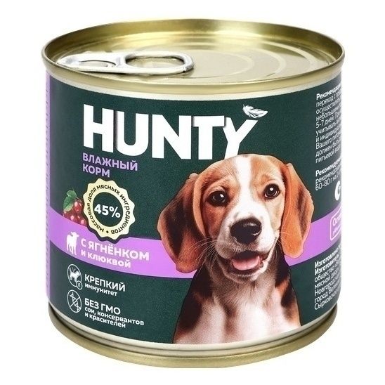 Влажный корм для собак Hunty 280 г
