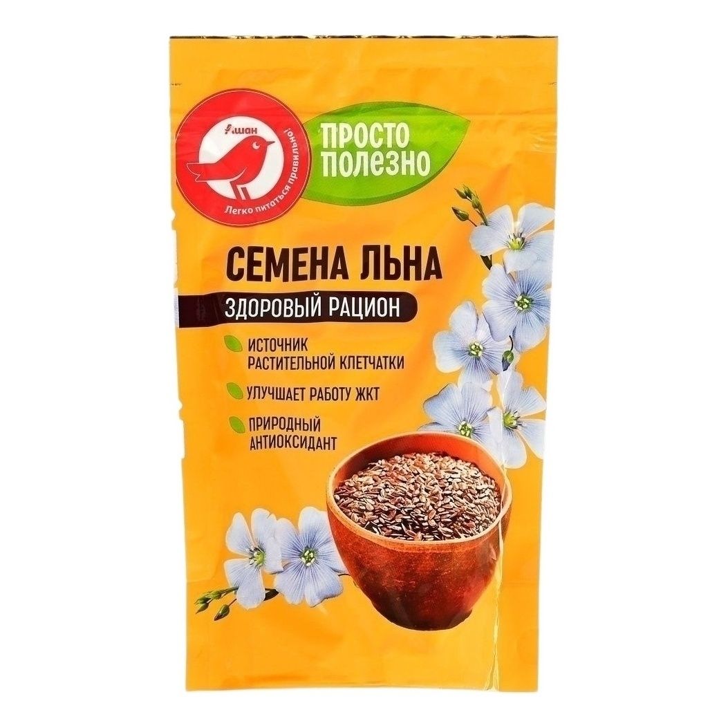 Семена льна АШАН Красная птица 150 г