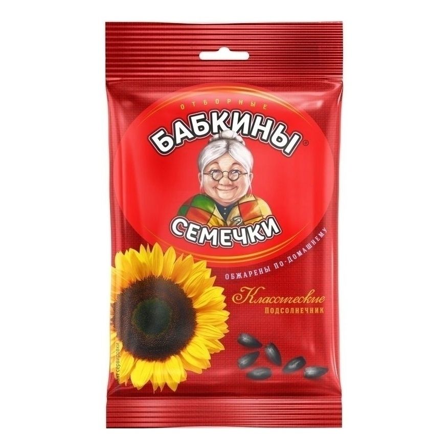 Семечки подсолнечные Бабкины семечки 70 г