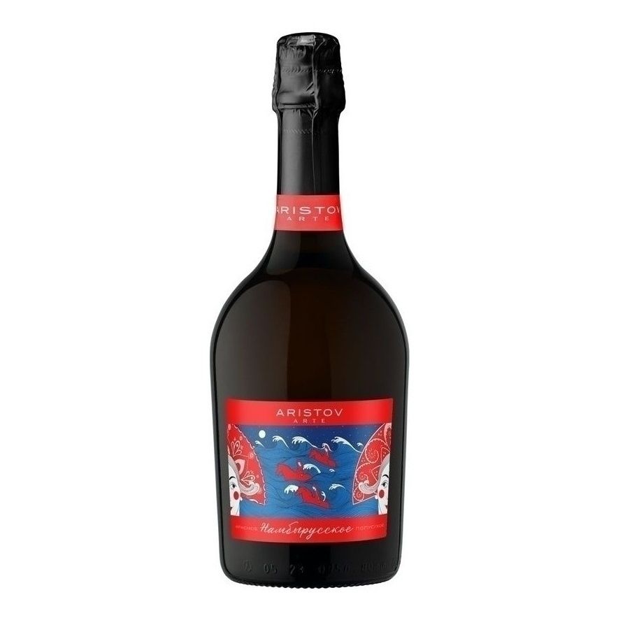 Красное полусладкое вино Аристов 0,75 л