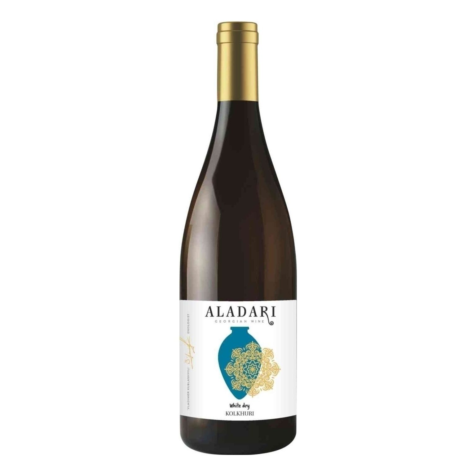 Белое сухое вино Aladari 0,75 л
