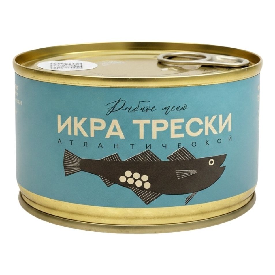 Икра треска Рыбное меню 200 г