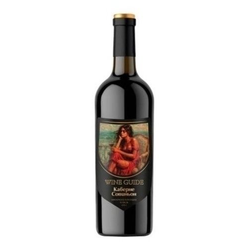 Красное полусладкое вино Wine Guide Каберне Совиньон 0,75 л