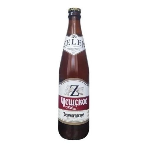 Пиво Zelen светлое 0,5 л