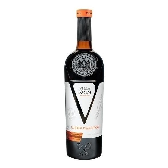 Красное полусладкое вино Villa Krim 0,75 л