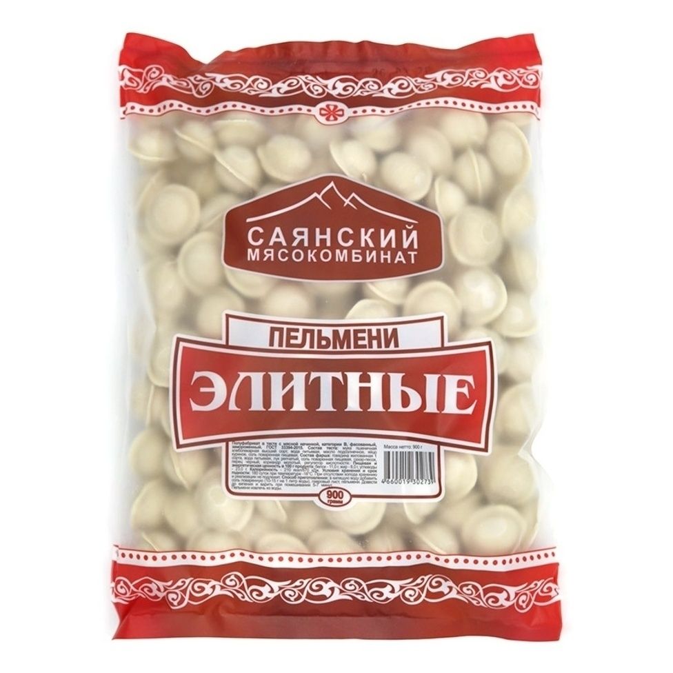 Пельмени Саянский мясокомбинат 900 г
