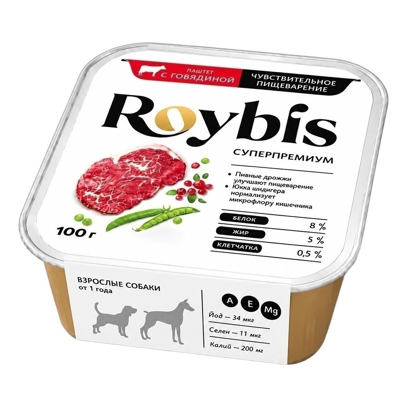 Влажный корм для собак Roybis 100 г