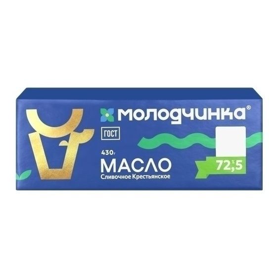 Сливочное масло Молодчинка 430 г