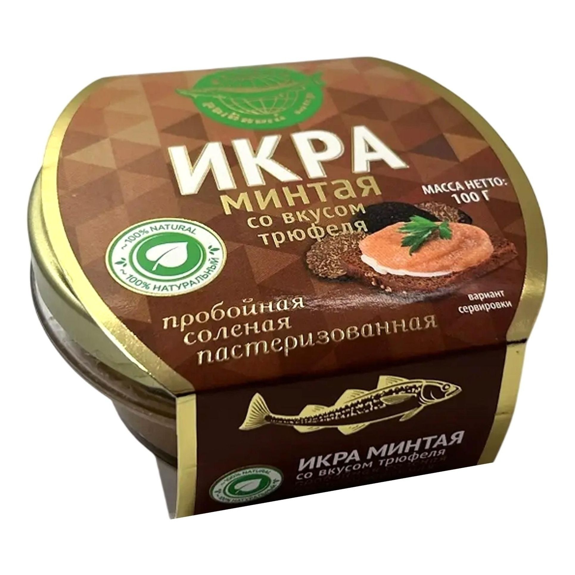 Икра минтай Русский Рыбный мир 100 г