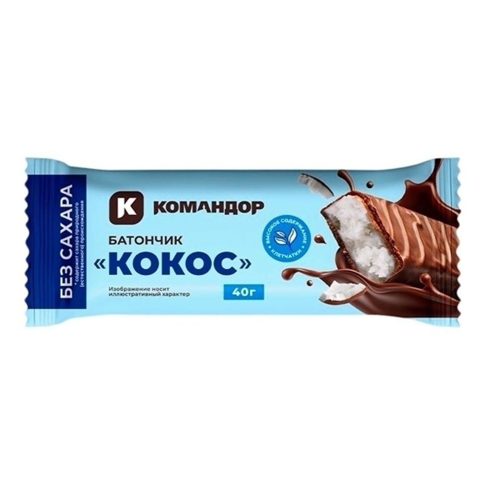Шоколадный батончик Командор 40 г