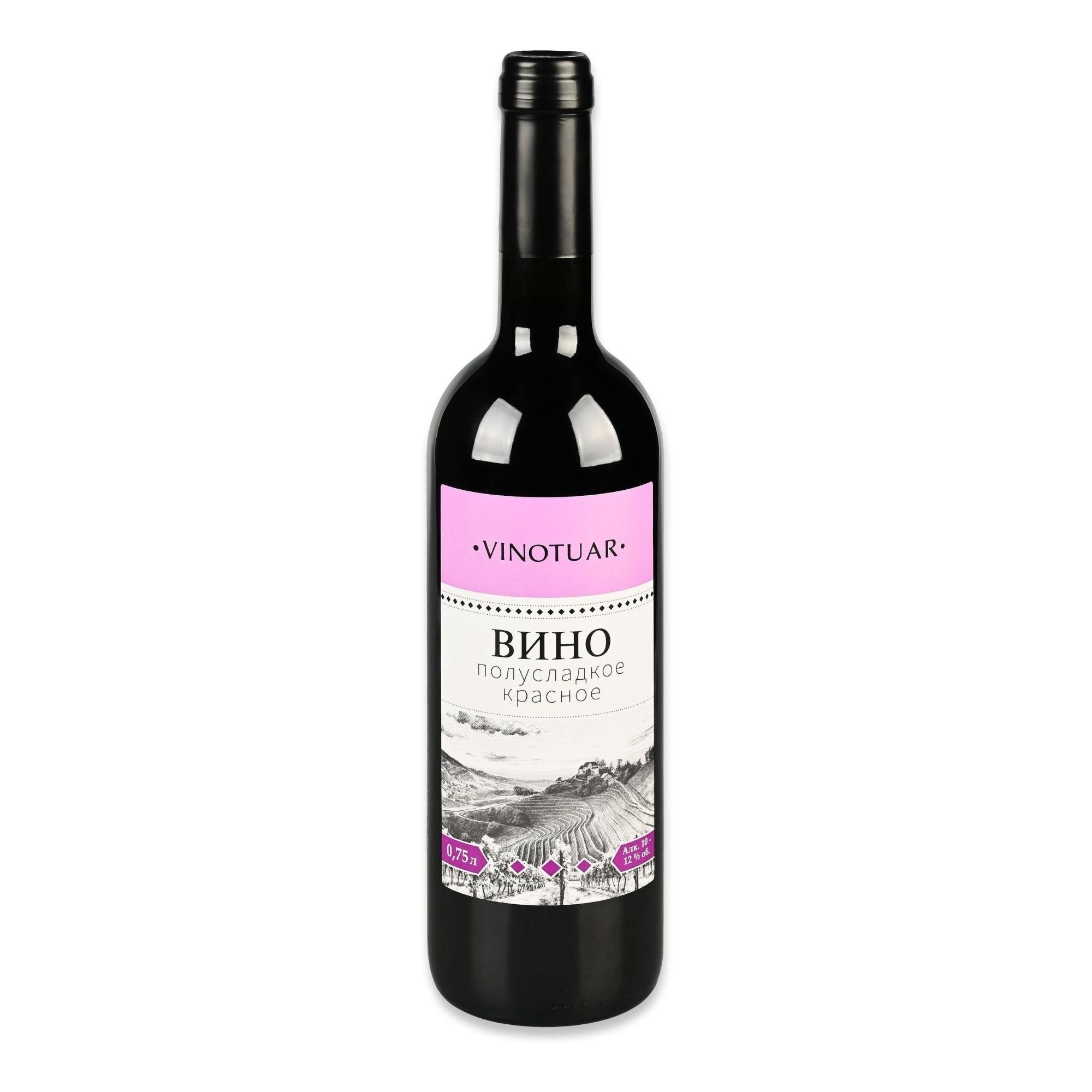 Красное полусладкое вино Vinotuar 0,75 л