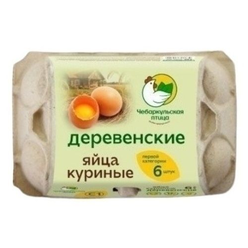 Яйца С1 Чебаркульская птица 6 шт.