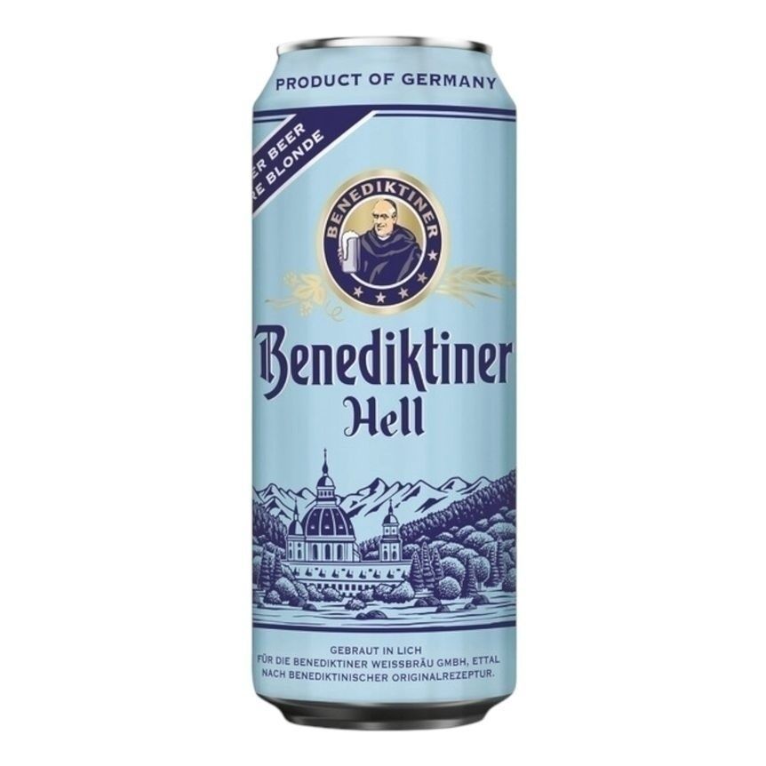 Пиво Benediktiner светлое 0,5 л